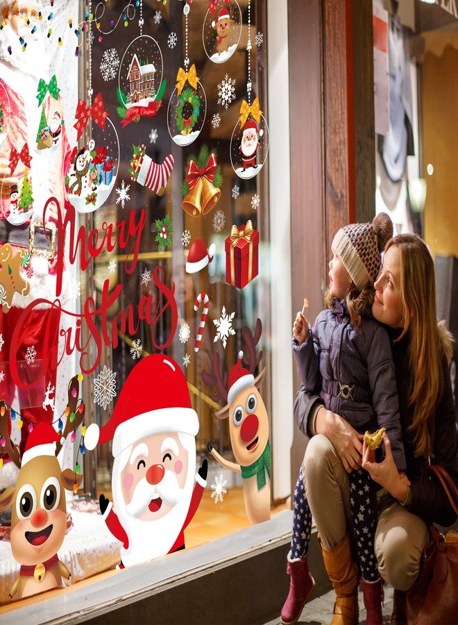 Funnlot Christmas Window Clings 10 Sheets Christmas Window Decorations Double Sided Christma s Window Stickers for Xmas Party Supplies Holiday Decorations - Image 4